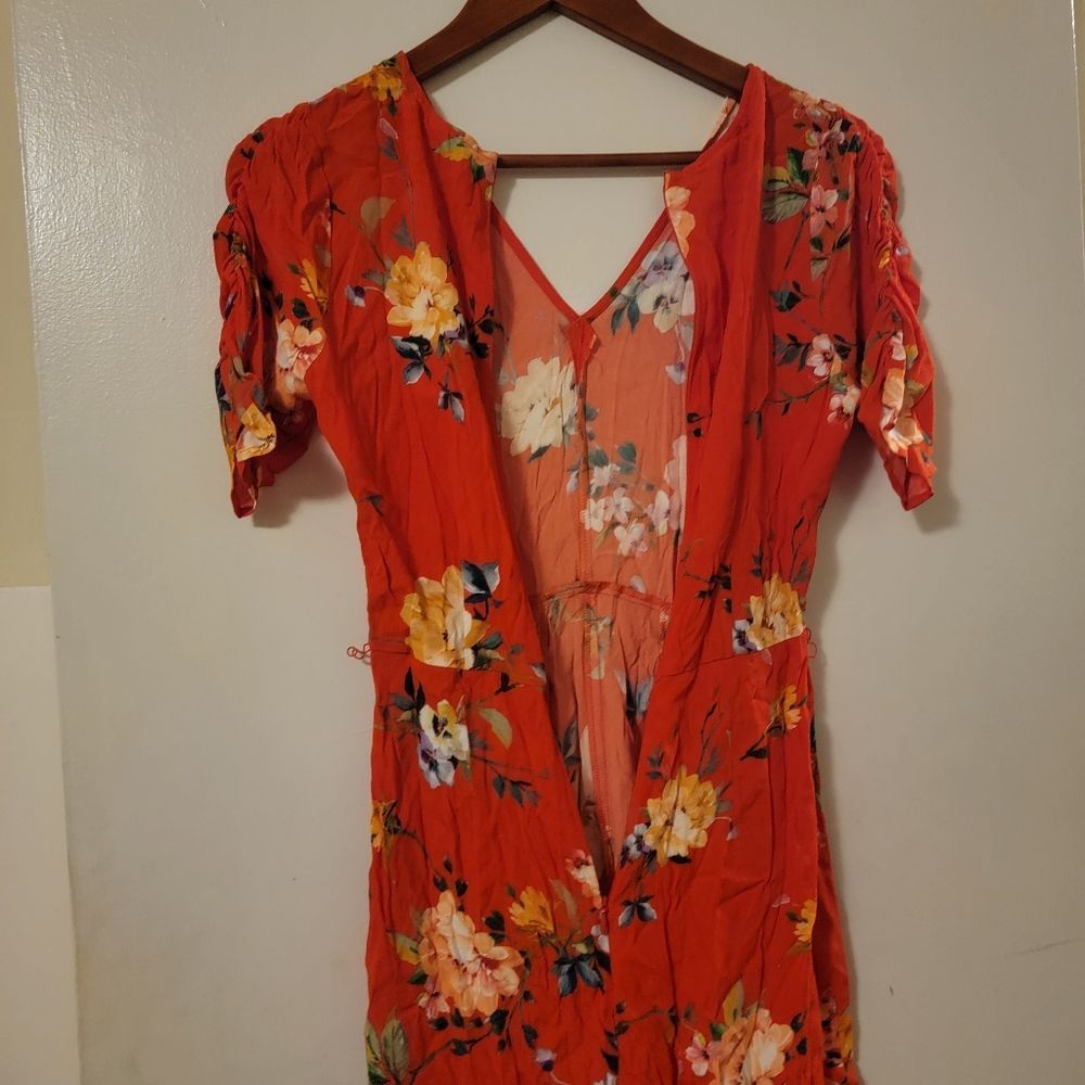 NEW Yumi Kim 'Flawless Romper' Floral Symphonay Red One Piece - Picture 7 of 12